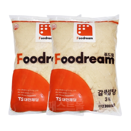 푸드림 갈색설탕 3kg (2개)_이미지