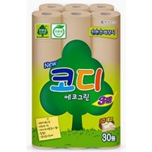 코디 ㅤ에코그린 바스티슈 30m (30롤) *6팩_이미지