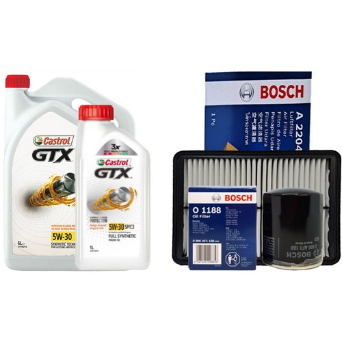 캐스트롤 GTX 5W30 7L + 보쉬필터 현대 그랜드스타렉스 TQ 2.5 디젤