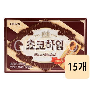 크라운제과 초코하임 47g (15개)_이미지