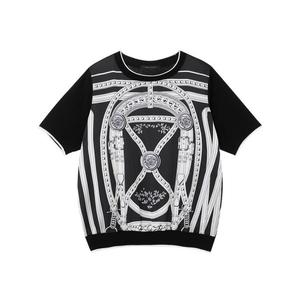 아날도바시니 실켓 프린트 니트 AX08KP24M_이미지