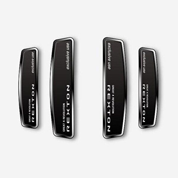 DXSOAUTO 블랙 쉴드 엠블럼 도어가드 (G4 렉스턴)
