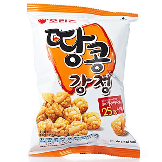 오리온 땅콩강정 80g (3개)