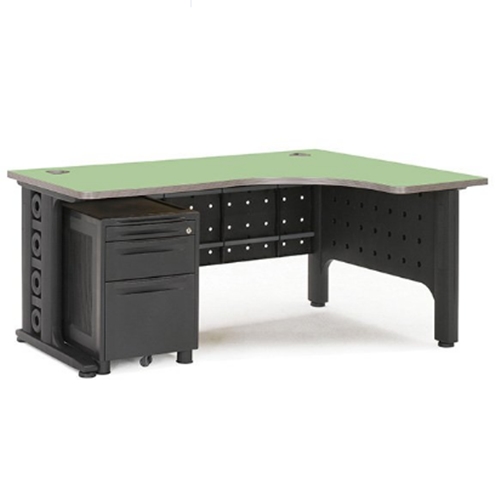 체어피아 큐브 사무용 L형 코너형 책상 (1800x1200)_이미지