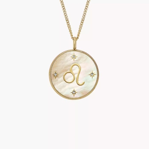 파슬 여성 사자자리 팬던트 목걸이 JF04842710 Gold
