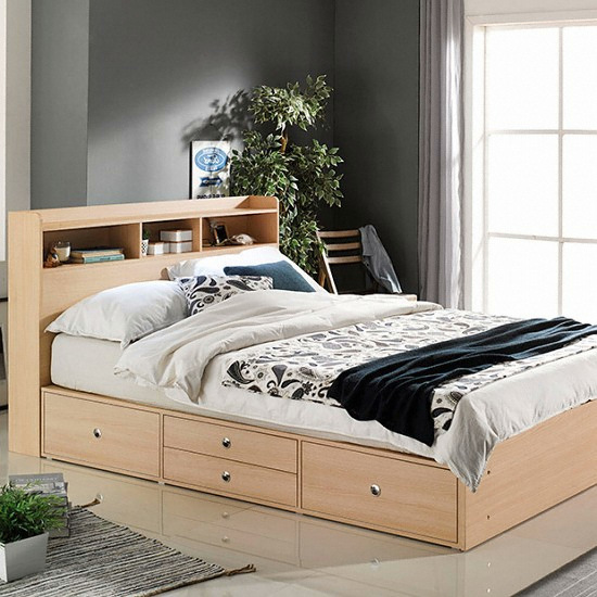 동서가구 킨더 수납헤드 2단 침대 Q (양면본넬스프링)_이미지