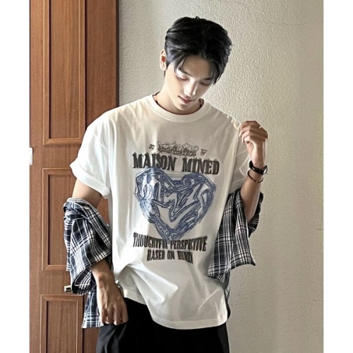 메종미네드 두들 하트 하프 티 화이트 그레이쉬 블루 1935251이미지입니다. 누르면 해당 게시물로 새창이동합니다.