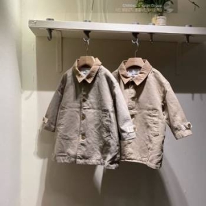 여아 유아복 아동복 겨울 가울 네츄럴 바바리코트_이미지