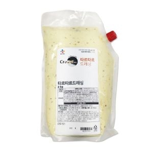 이츠웰 CJ 타르타르 드레싱 2kg 치킨 샐러드 소스
