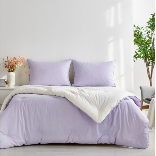 엠에이치앤코 모던하우스 퓨어코튼 더소프트 간절기 60수 고밀도 차렵이불 퍼플 (퀸 Q)