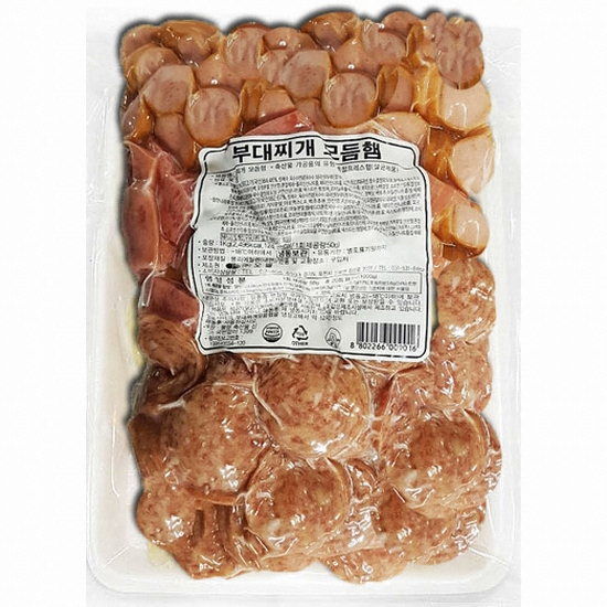 오뗄 부대찌개 모듬햄 1kg (1개)_이미지