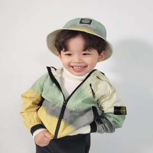 스톤아일랜드 키즈 에어브러쉬 버킷햇 761690167
