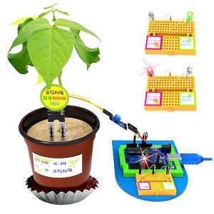 코딩 화분수분지키미LED경보기/풀세트형/JS-45313_이미지