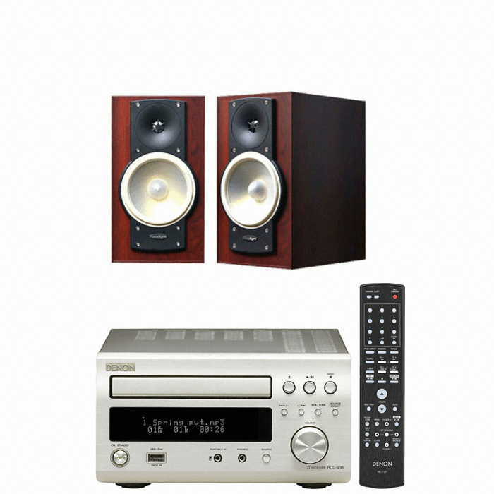 데논 RCD-M38 + 패러다임 Atom Monitor V6_이미지