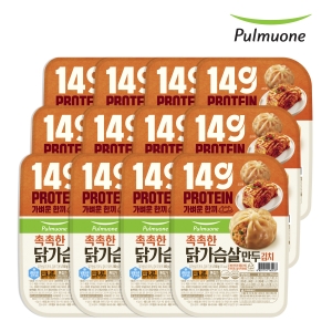 풀무원 촉촉한 닭가슴살 만두 김치 180g (12개)_이미지