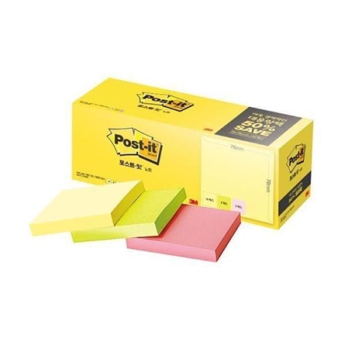 셀러허브 3M 포스트잇 노트 대용량팩 654 20A S7530194_이미지