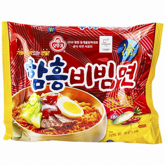 오뚜기 함흥비빔면 135g (4개)