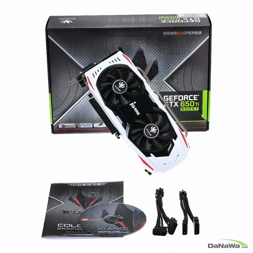 COLORFUL 지포스 GTX650 TI BOOST iGAME-U D5 2GB WHITE SHARK_이미지