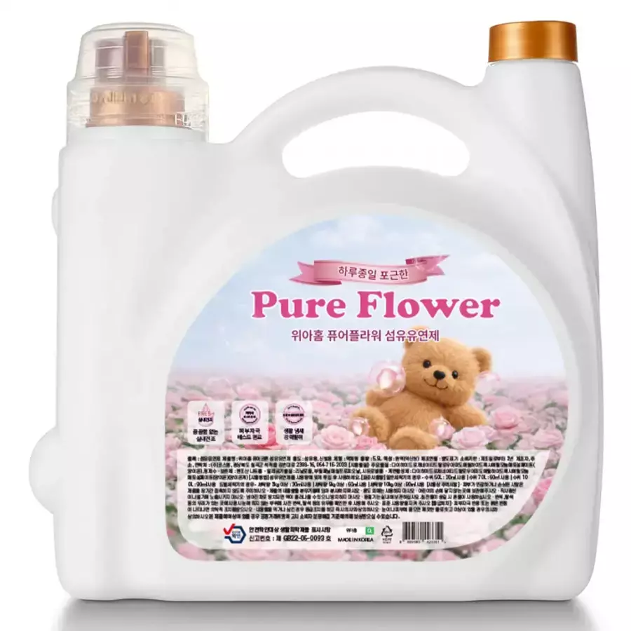 코스엠 위아홈 퓨어플라워 섬유유연제 5.5L (1개)