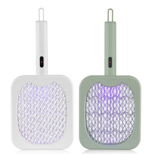 충전식 전기 파리 모기채 유인트랩 카키 IW-Q05