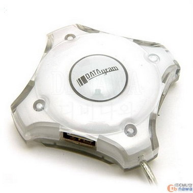 �ø����ũ�θ��� USB��� ����Ÿ�׷� 4port DUH-204 (White)