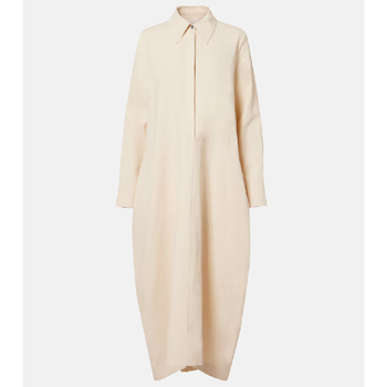 오버사이즈 리넨 셔츠 드레스 P01127652