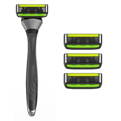 도루코 페이스6 스타일 + 면도날 (면도기1개+날3개)