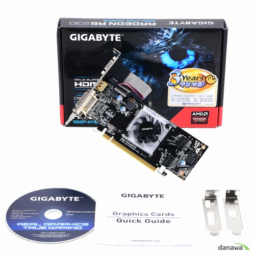 GIGABYTE 라데온 R5 230 UD2 D3 1GB 미니미_이미지