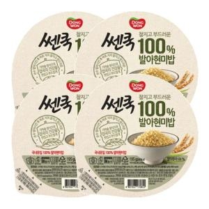 동원F&B 쎈쿡 100% 발아현미 195g (4개)_이미지