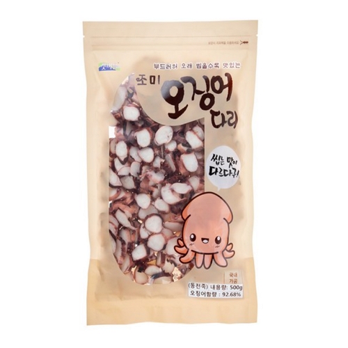 갯마을식품 조미 오징어 다리 동전족 500g (4개)_이미지