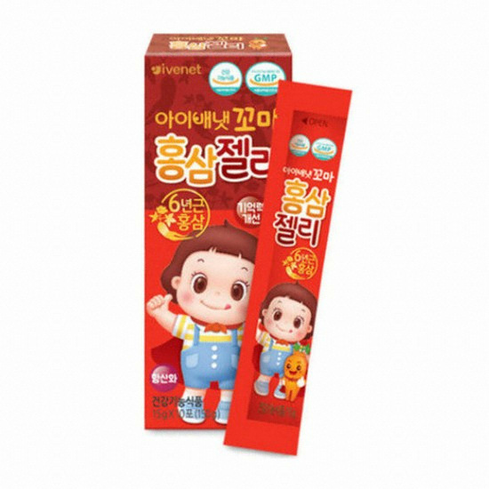 아이배냇 꼬마 홍삼젤리 15g 10스틱 (1개)