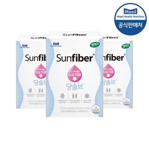 매일유업 셀렉스 썬화이버 당솔브 스틱 6.25g 10포 (3개)