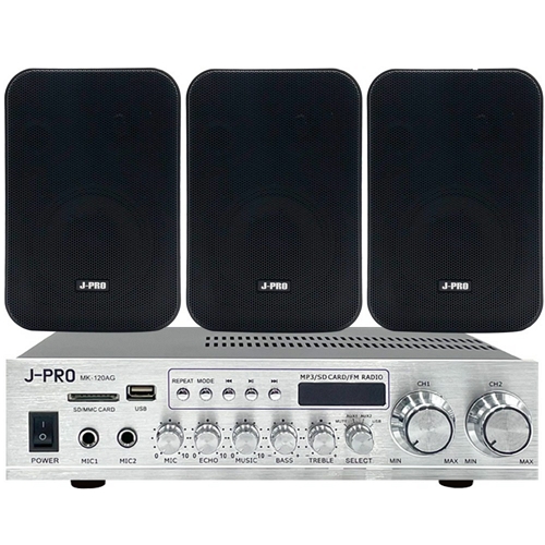 제이프로 MK-120AG + PRO-80 (스피커, 3통)