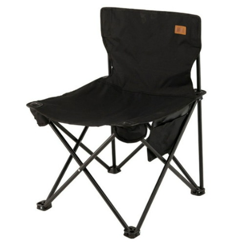 탄씨엔쯔 스틸 파이프 접이식 캠핑의자 XL 해외구매 (블랙)