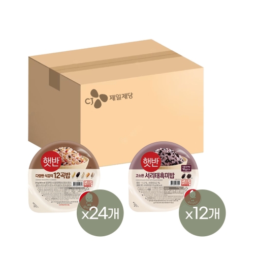 CJ�������� �޹� 12��� 210g 24�� + ������ ��̹� 210g 12��
