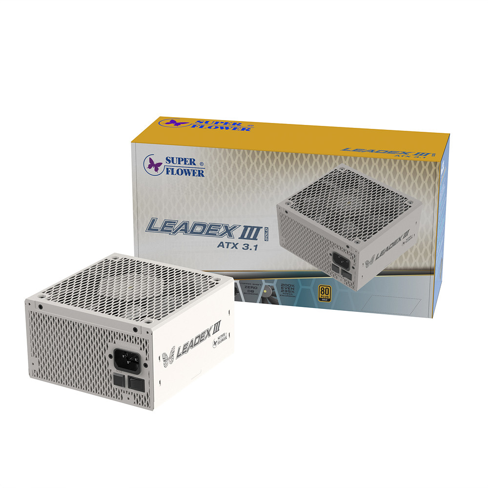 SuperFlower SF-1000F14GE LEADEX III GOLD UP ATX3.1 화이트