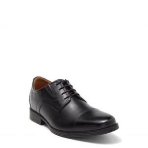 클락스 위든 캡 토 옥스포드 와이드 Width Available 블랙 Leat 8829866