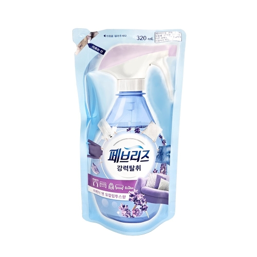페브리즈 강력탈취 라벤더 앤 유칼립투스 리필 320ml (12개)_이미지