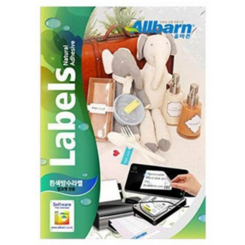 올바른라벨 흰색방수 라벨 AL001PI (25매)