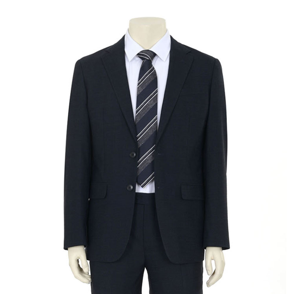  바쏘 울 혼방 슬림핏 인디고 정장 자켓 BSW4JQ23A