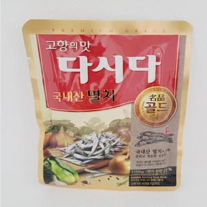 백설 다시다 명품 골드 멸치 100g (5개)_이미지