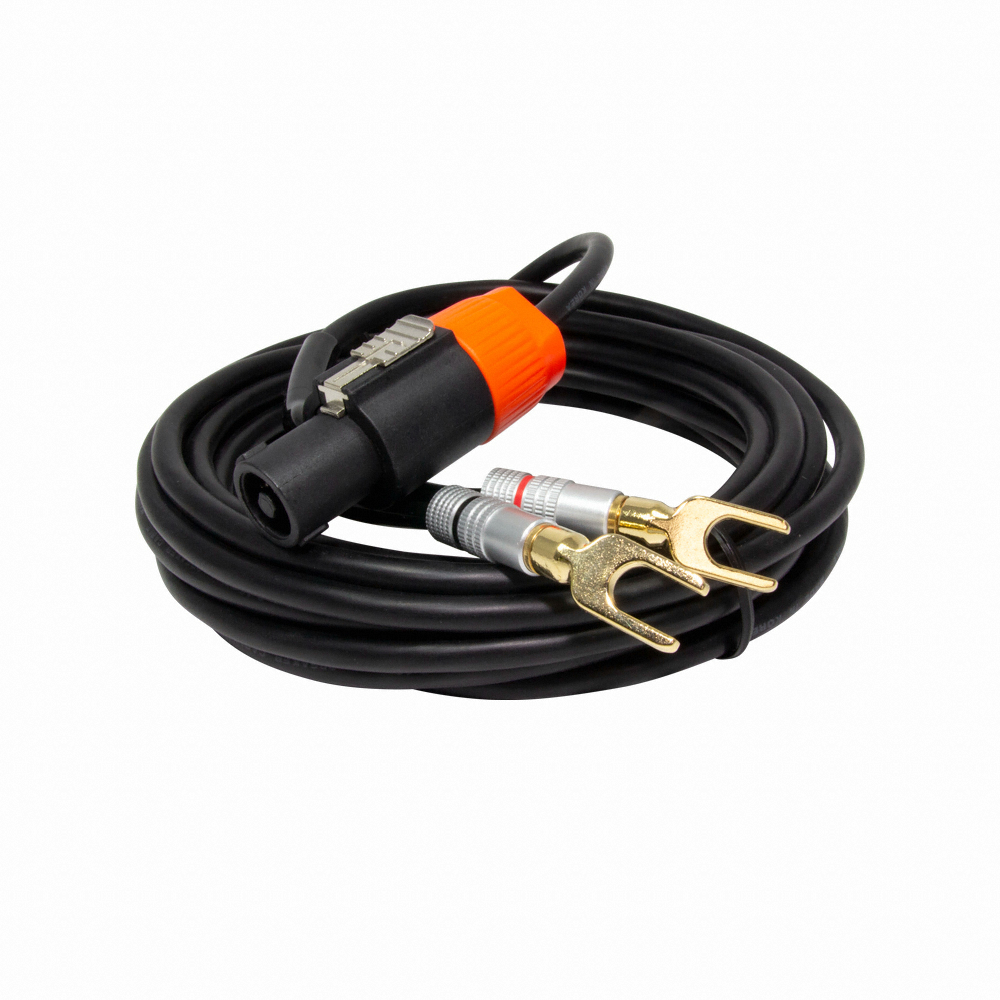 마하링크 국산 블랙 50C 콤보 스피콘 TO 말굽 케이블 (ML-B5SM30, 30m)_이미지