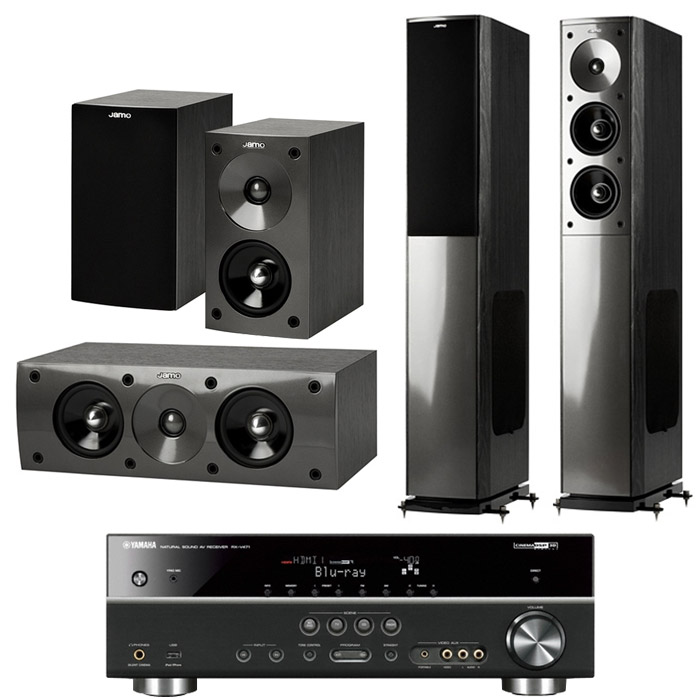 야모 S606 5.0채널 + 야마하 AV리시버