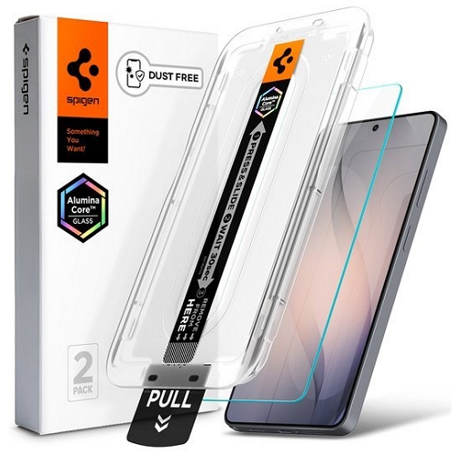 슈피겐 갤럭시S26 플러스 글라스tR 이지핏 강화유리 보호필름 (액정 2매)