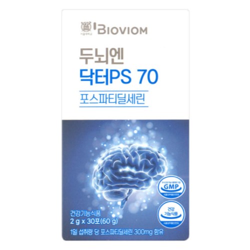 바이오비옴 두뇌엔 닥터 PS70 포스파티딜세린 2g 30포 (7개)