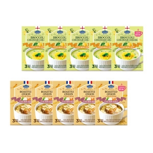 샘표식품 폰타나 즉석 수프 60g 스위트콘 5개+치즈브로콜리 5개