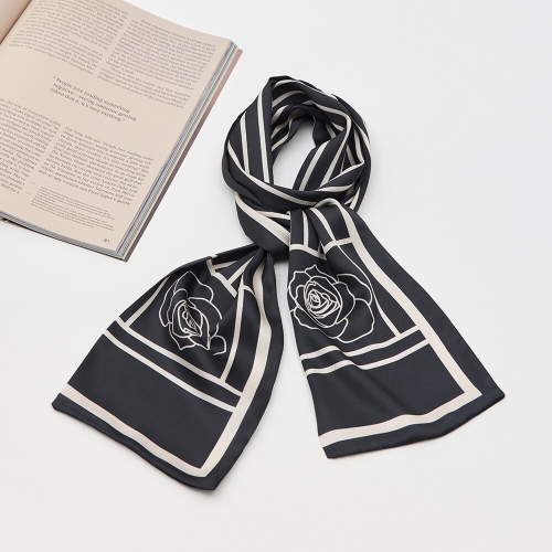 모리스커밍홈 로즈마리 배색 롱스카프_M2508AC027C_이미지