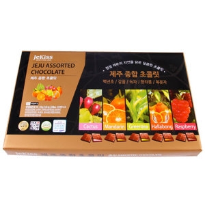 제주 종합초콜릿 2박스 감귤 백년초 녹차 한라봉 복분