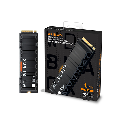 Western Digital WD BLACK SN850 히트싱크 M.2 NVMe (1TB)_이미지