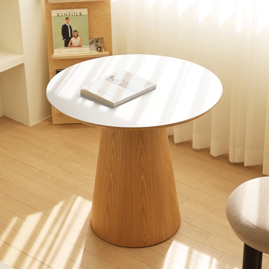 포커스인 데이데이 원형 원뿔다리 식탁 700